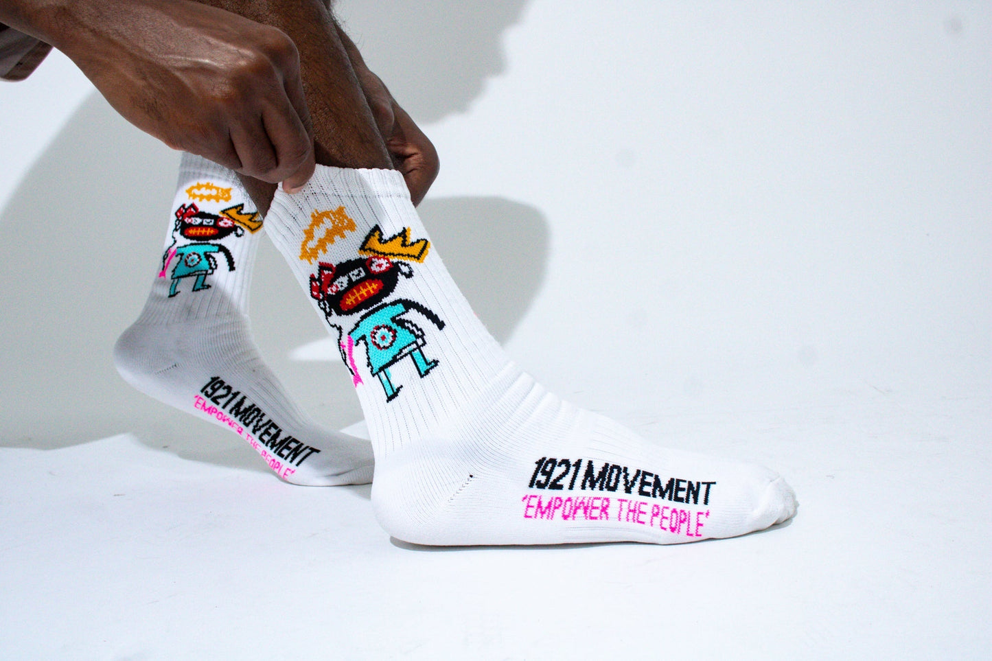 Black Boy Fly Mid Crew Socks - 1921Movement