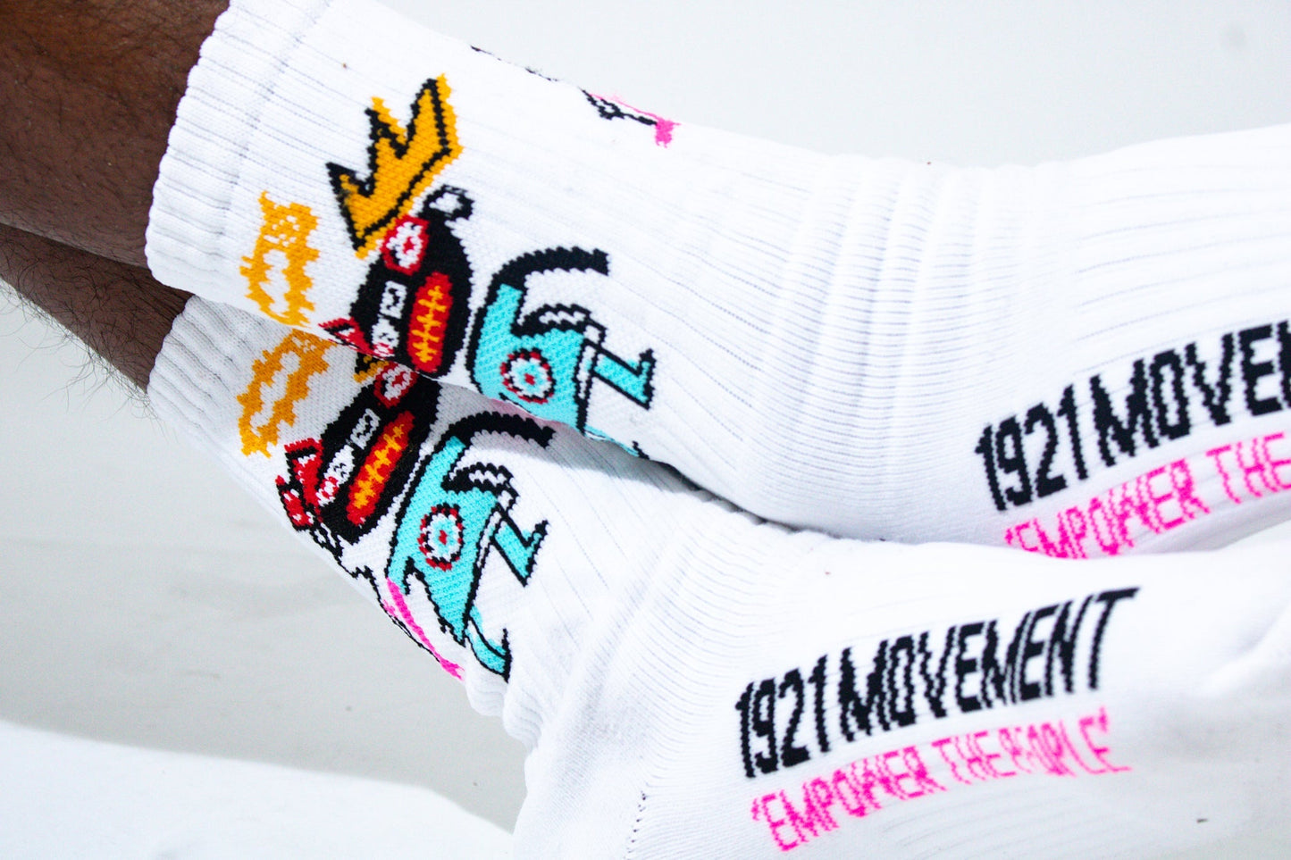 Black Boy Fly Mid Crew Socks - 1921Movement