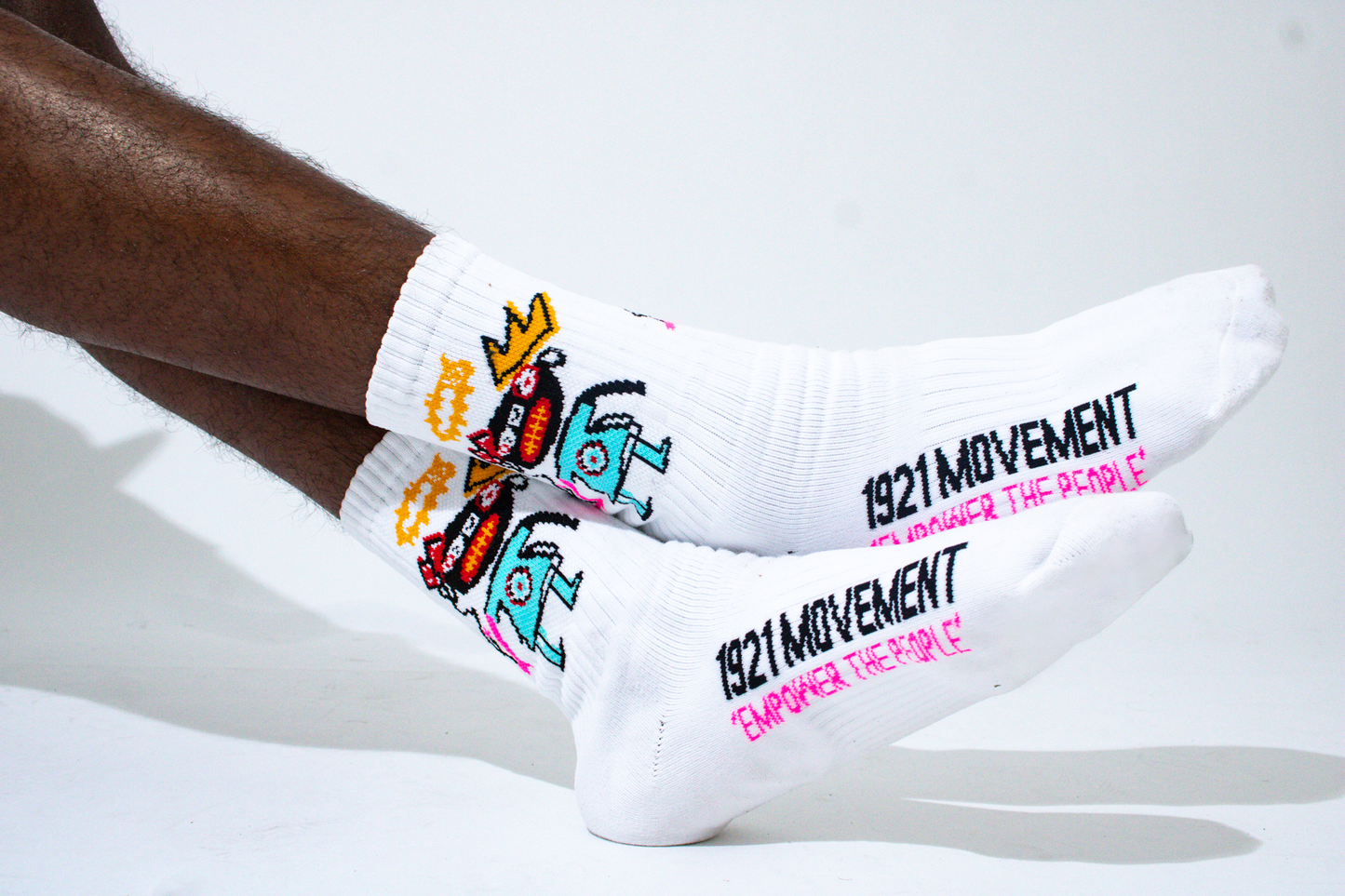 Black Boy Fly Mid Crew Socks - 1921Movement