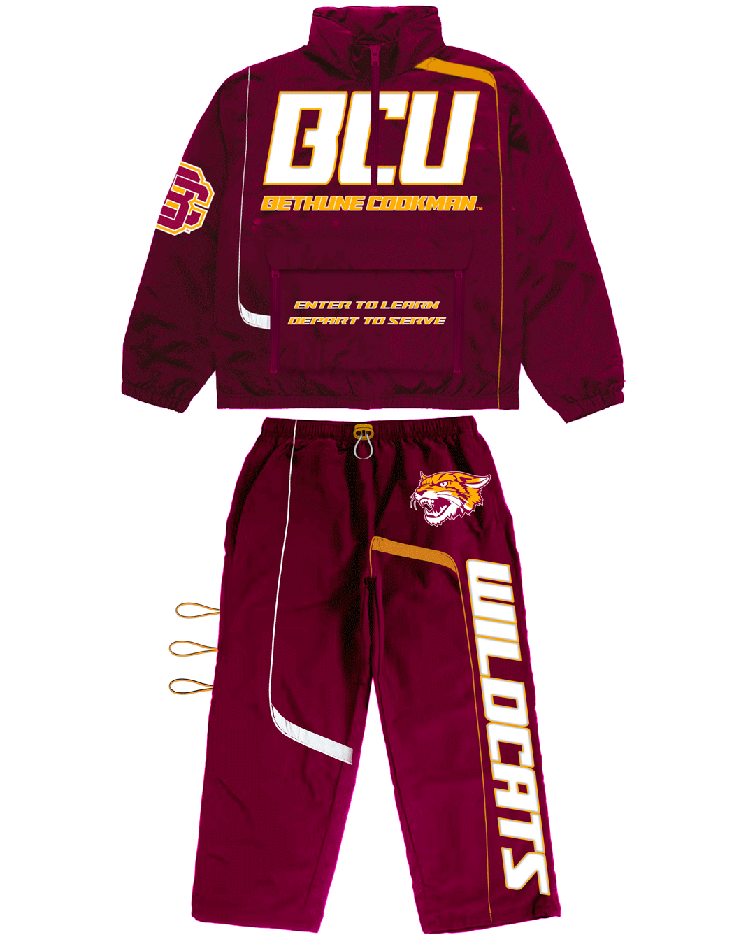 Bethune Cookman Windbreaker Set (Pre-Order 4 weeks) - 1921Movement