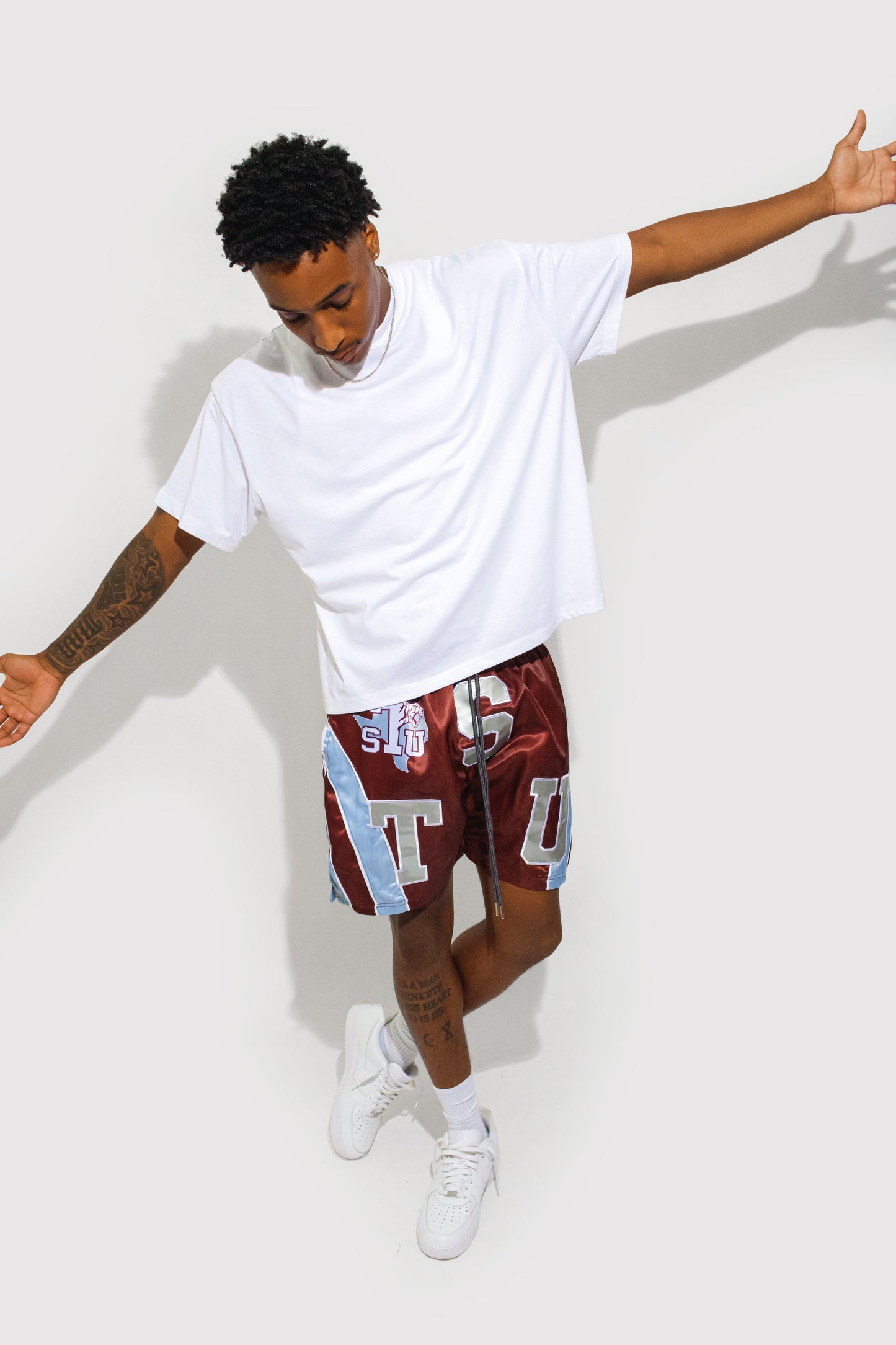 Texas Southern Satin Shorts - 1921Movement