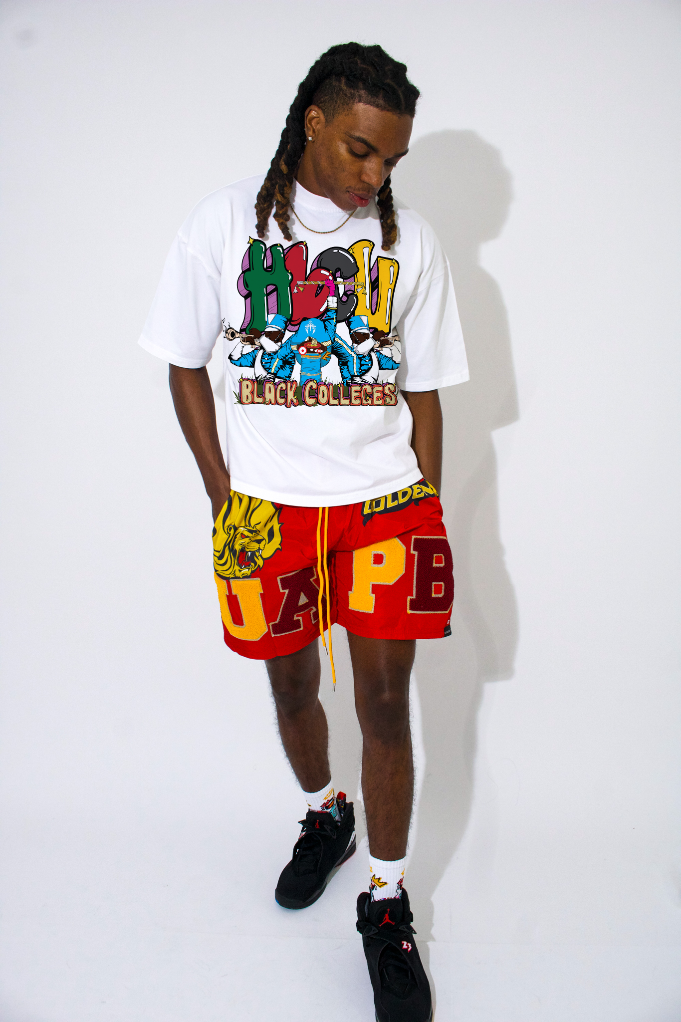 UAPB shorts and HBCU t-shirt -HBCU Apparel and Clothing - 1921 movement