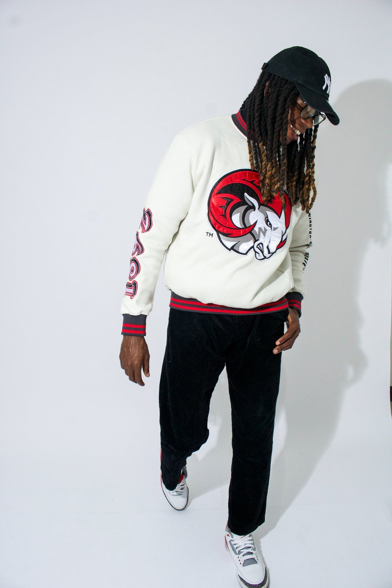 Model Wearing WSSU Sweatshirt - WSSU Apparel and Clothing - 1921 movement