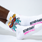 Black Boy Fly Mid Crew Socks