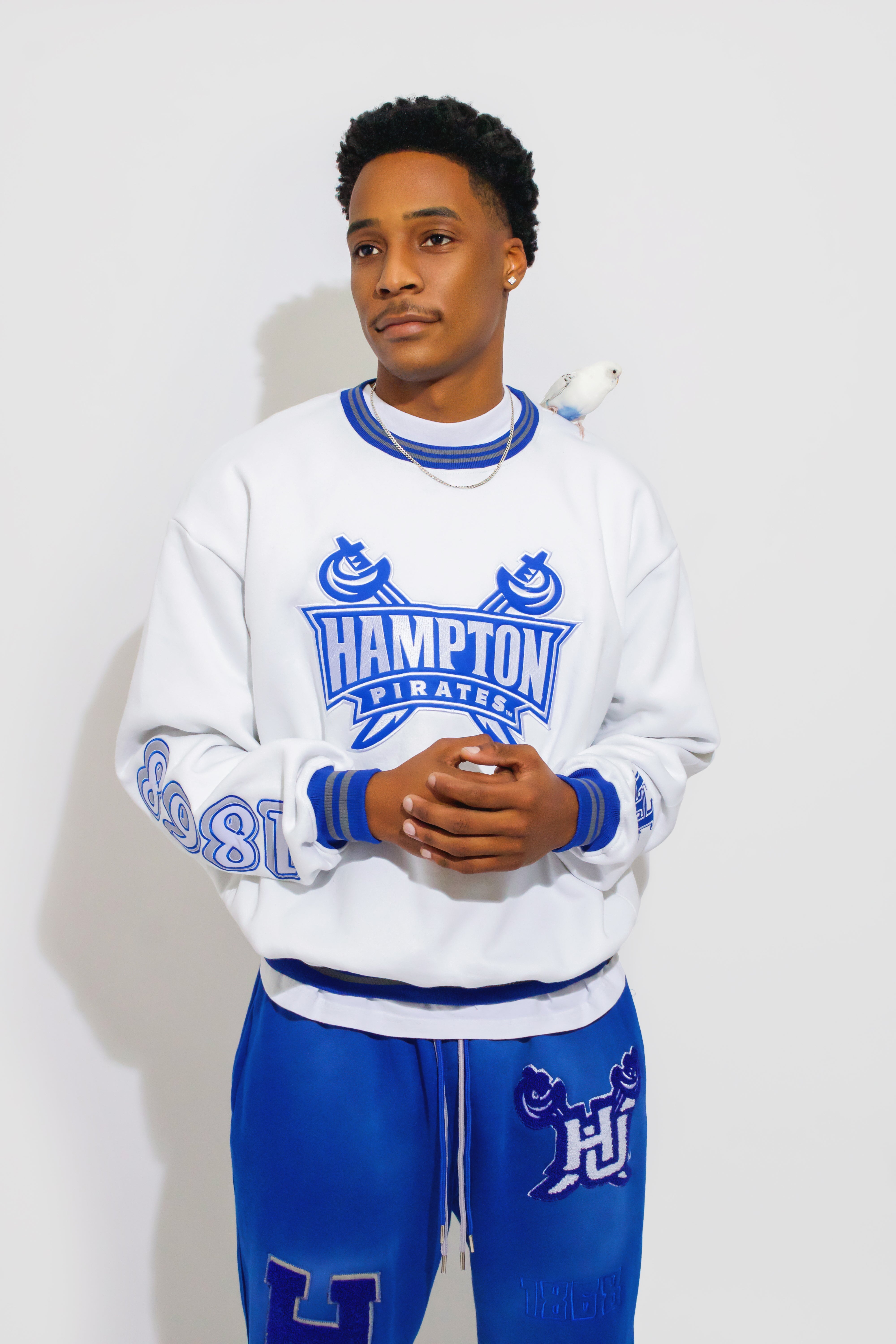 Vintage hampton university discount sweatshirt