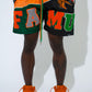 Model Wearing Nylon FAMU shorts - FAMU Apparel and Clothing - 1921 Movement