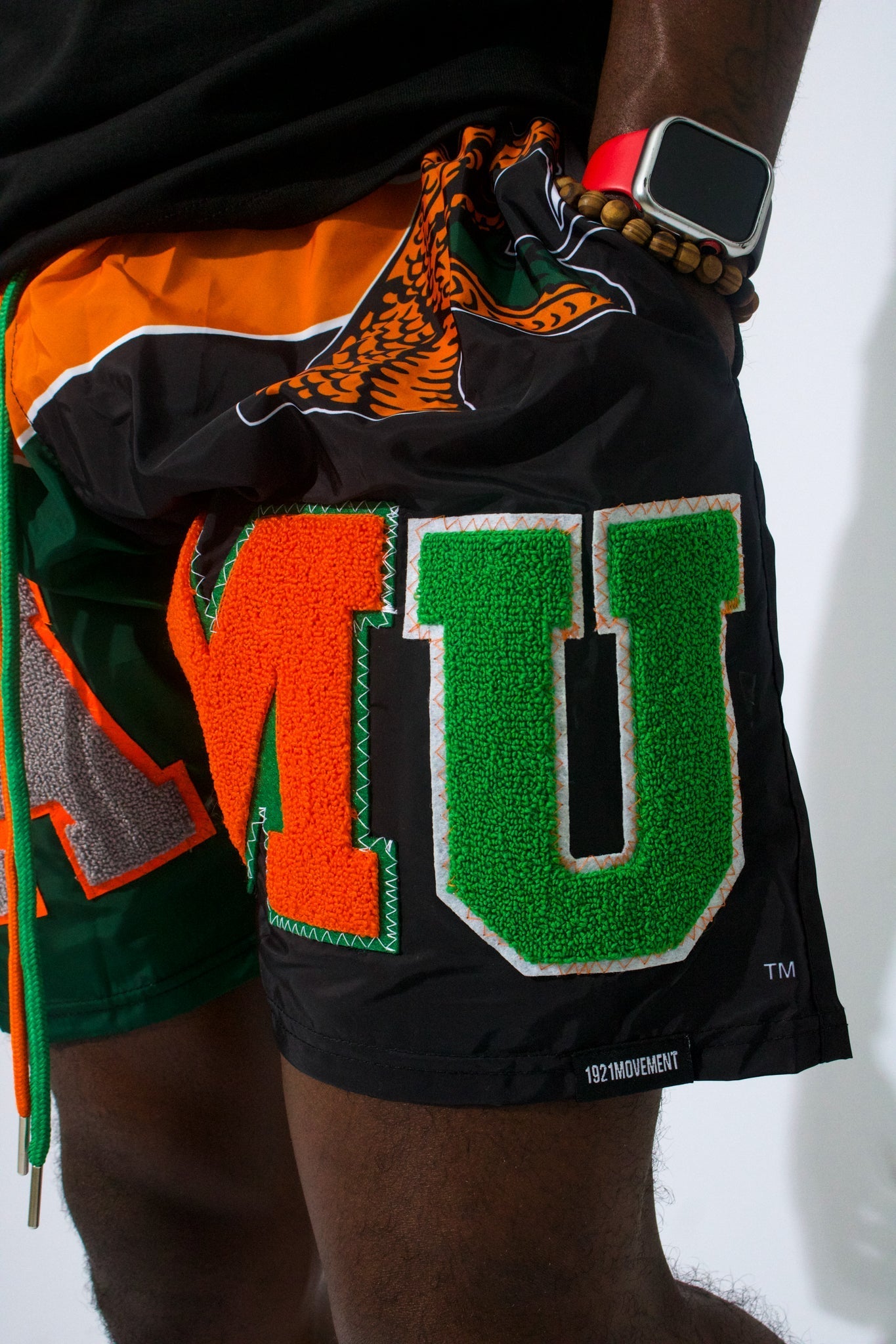 Nylon FAMU shorts - FAMU Apparel and Clothing - 1921 Movement