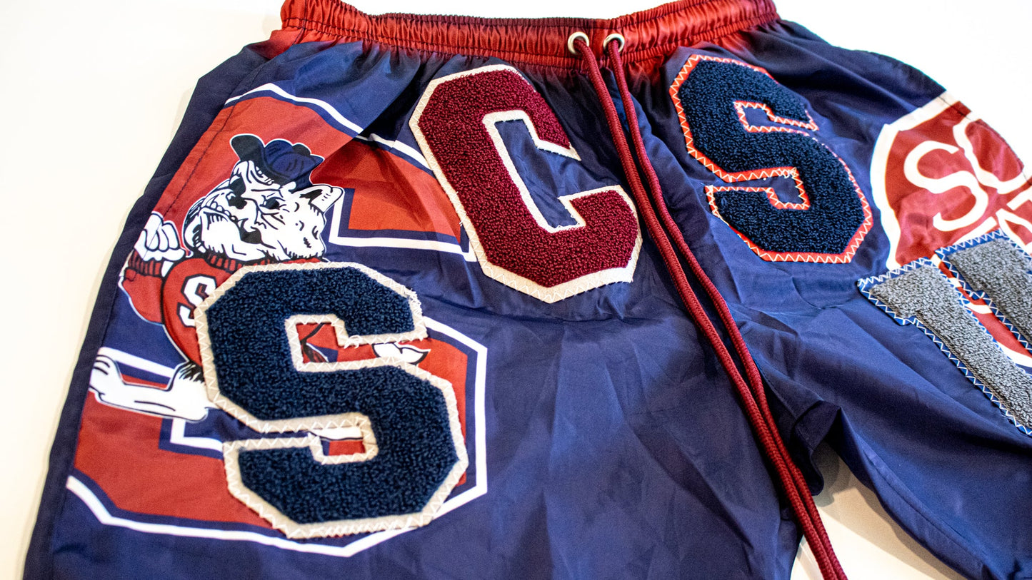 South Carolina State University Shorts (Blue Nylon)