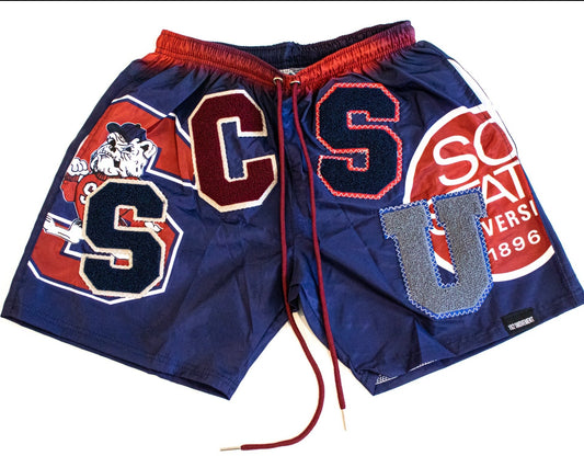 South Carolina State University Shorts (Blue Nylon)