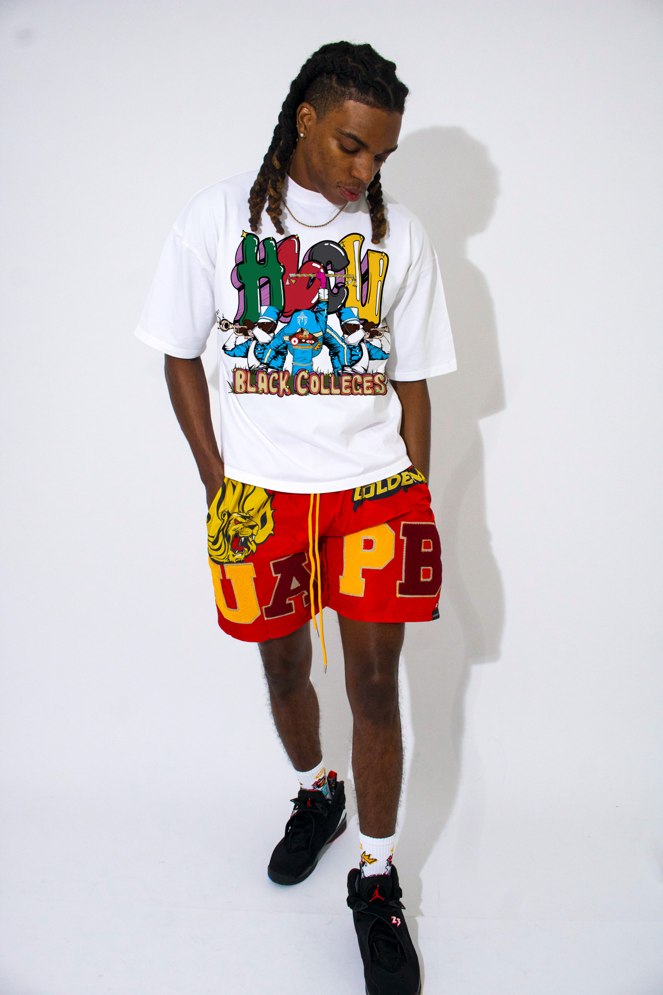 UAPB shorts and HBCU t-shirt  -HBCU Apparel and Clothing - 1921 movement