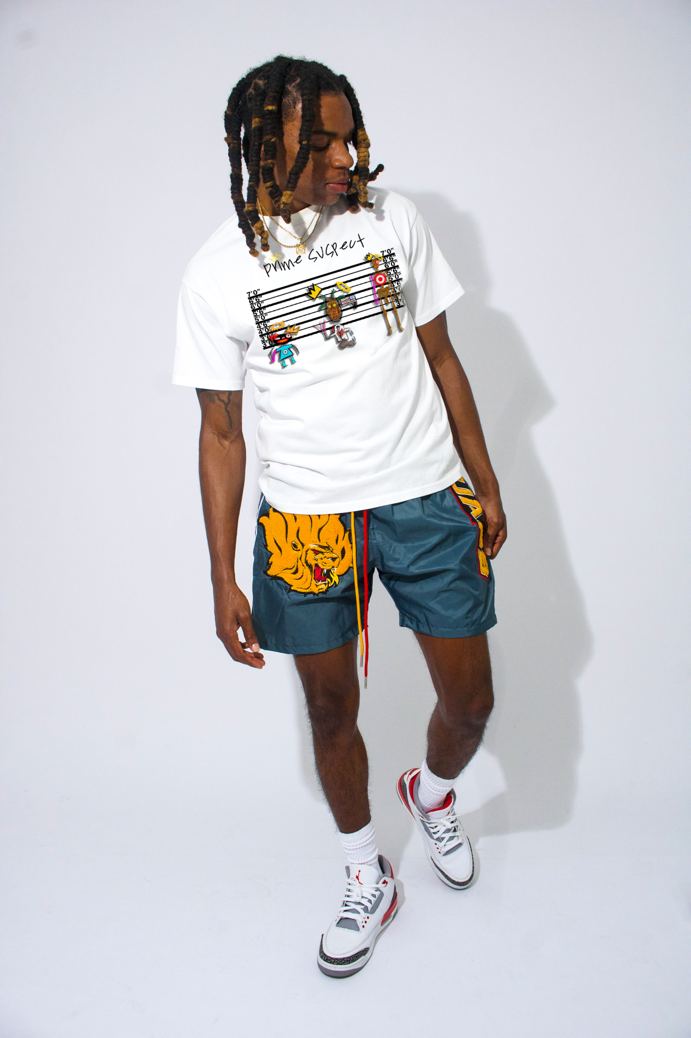 Model  wearing UAPB Shorts - UAPB Apparel and Clothing  - 1921 movement 