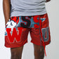 Model wearing Winston Salem State Shorts - WSSU Apparel and Clothing - 1921 Movement