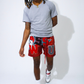 Model wearing Winston Salem State Shorts - WSSU Apparel and Clothing - 1921 Movement