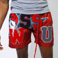 Model wearing Winston Salem State Shorts - WSSU Apparel and Clothing - 1921 Movement