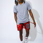 Model wearing Winston Salem State Shorts - WSSU Apparel and Clothing - 1921 Movement