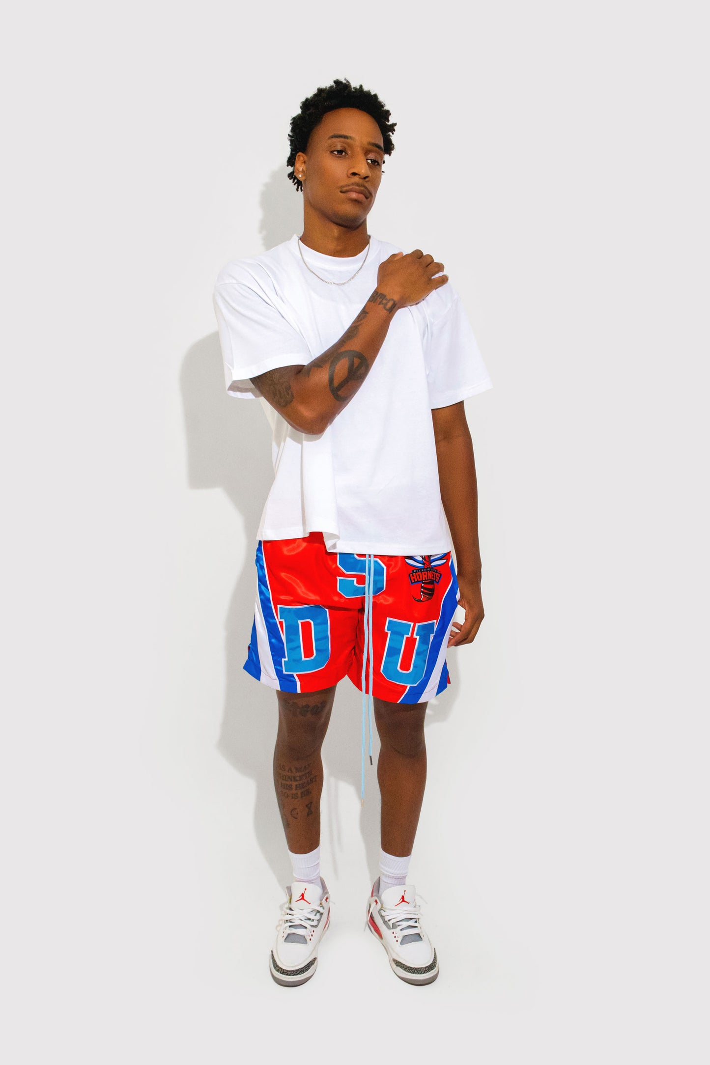 Delaware State Satin Shorts