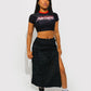 Clark Atlanta Crop Top