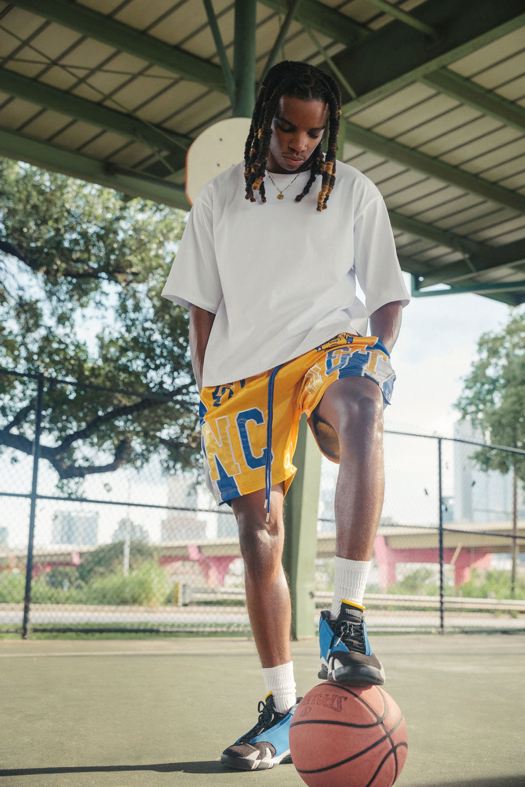 NC A&T Satin Shorts