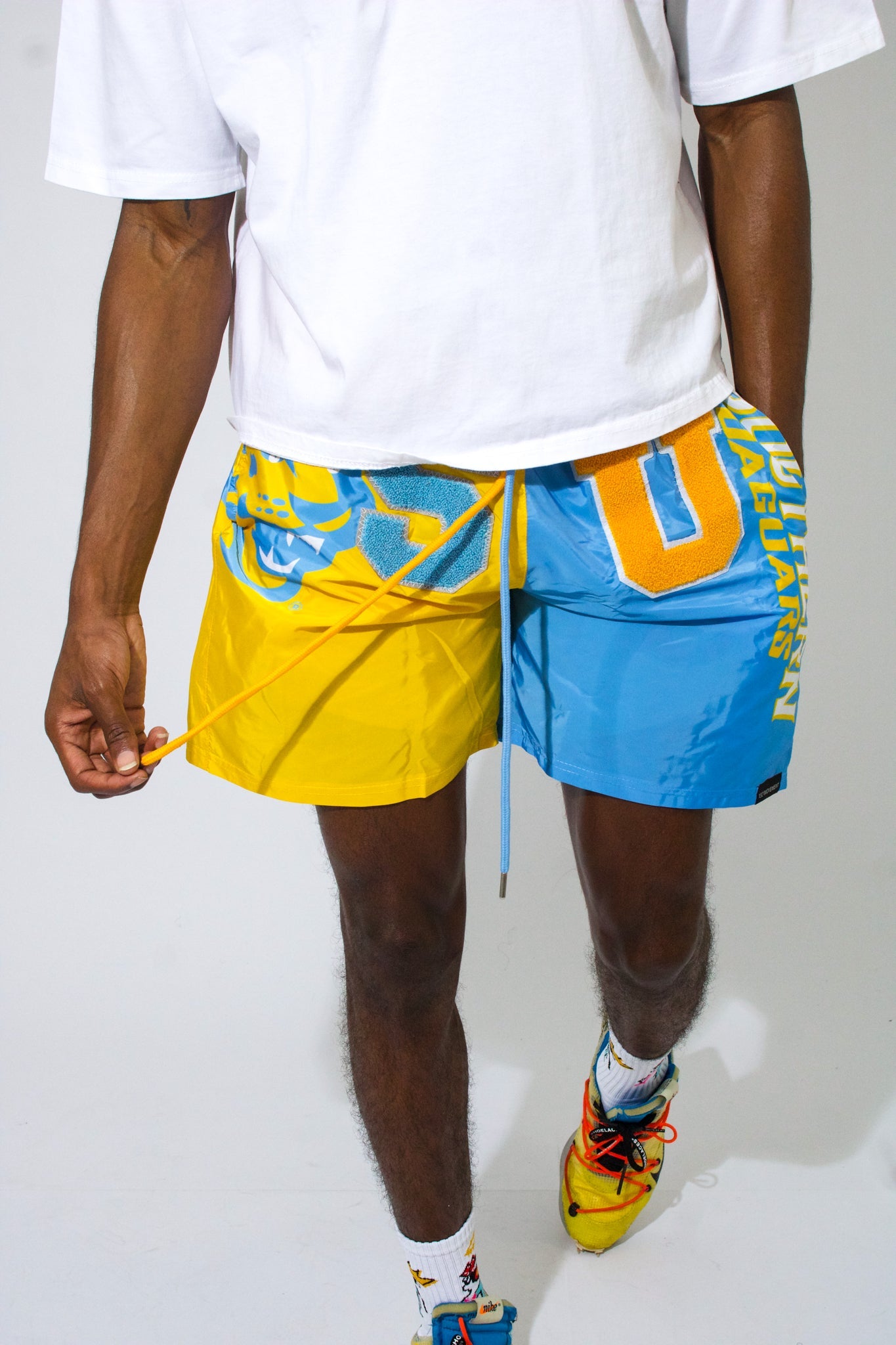 Model wearing Southern University Shorts - Southern University Apparel and Clothing - 1921 movement